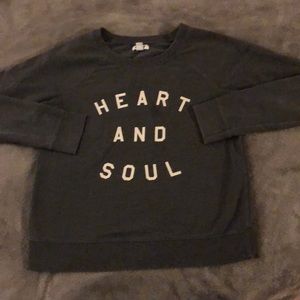 Old Navy “Heart and Soul” graphic crew neck